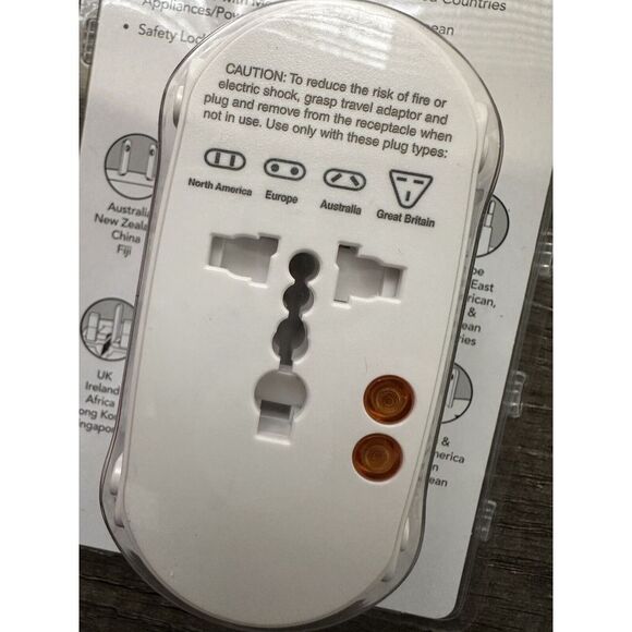 AMERICAN TOURISTER All‎ In One Adapter Plug  Surge Protection - Picture 5 of 6